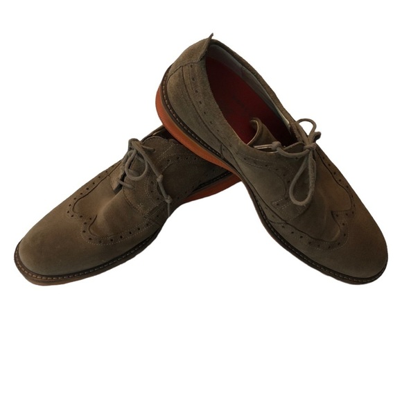Ecco Other - Men Ecco Biom Natural Motion Casual Tan Suede Lace‎ Up Oxford Shoes Size 43 (10)
